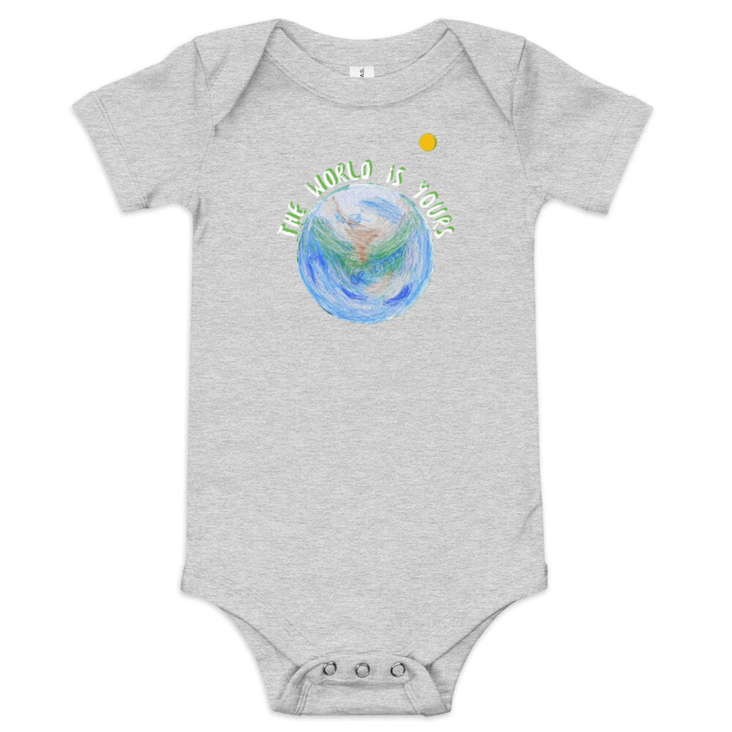 Christopher Joyce Your World Baby short sleeve one piece