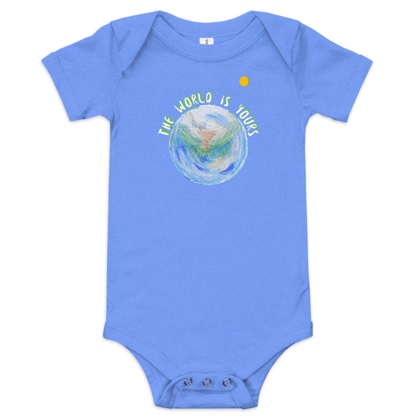 Christopher Joyce Your World Baby short sleeve one piece