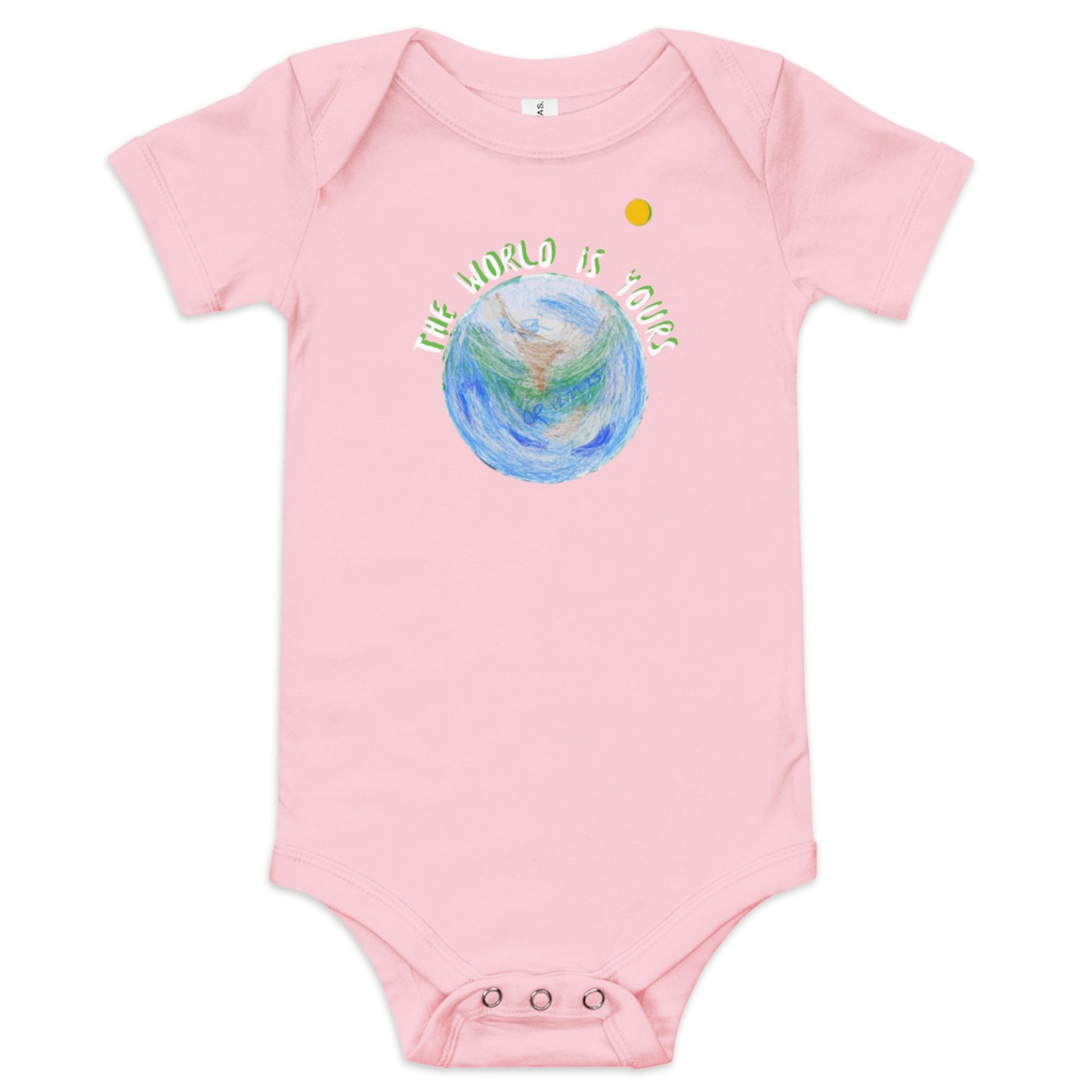 Christopher Joyce Your World Baby short sleeve one piece