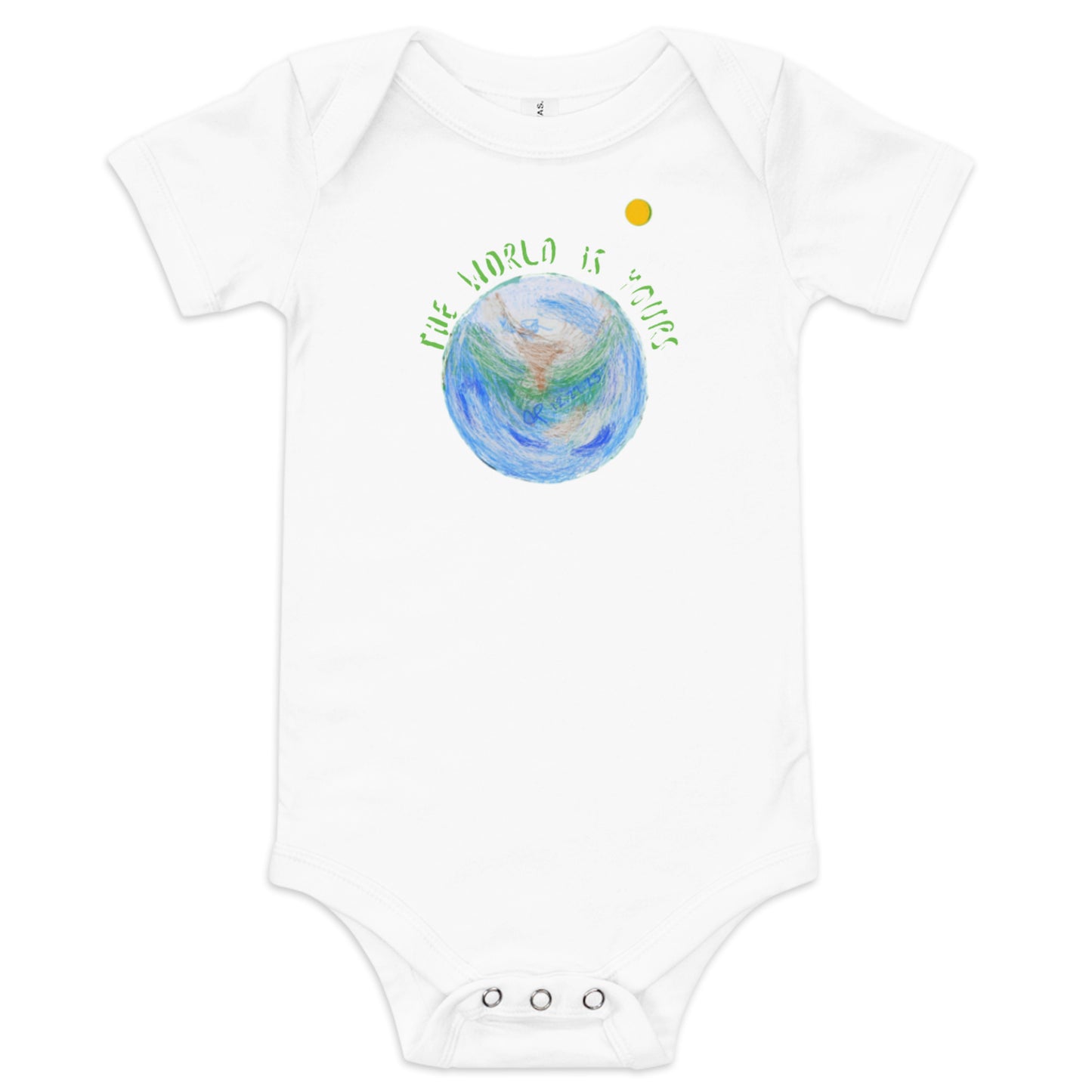 Christopher Joyce Your World Baby short sleeve one piece