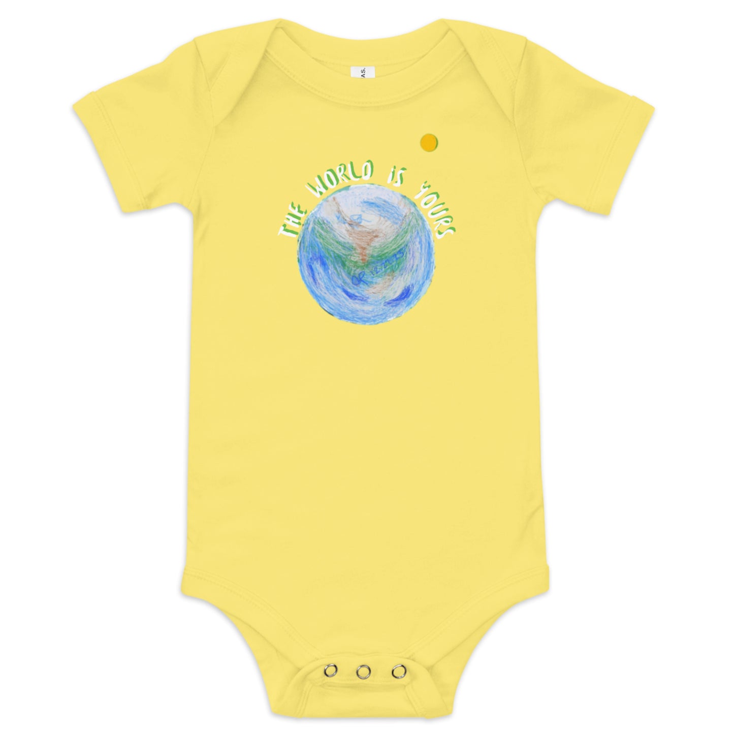 Christopher Joyce Your World Baby short sleeve one piece