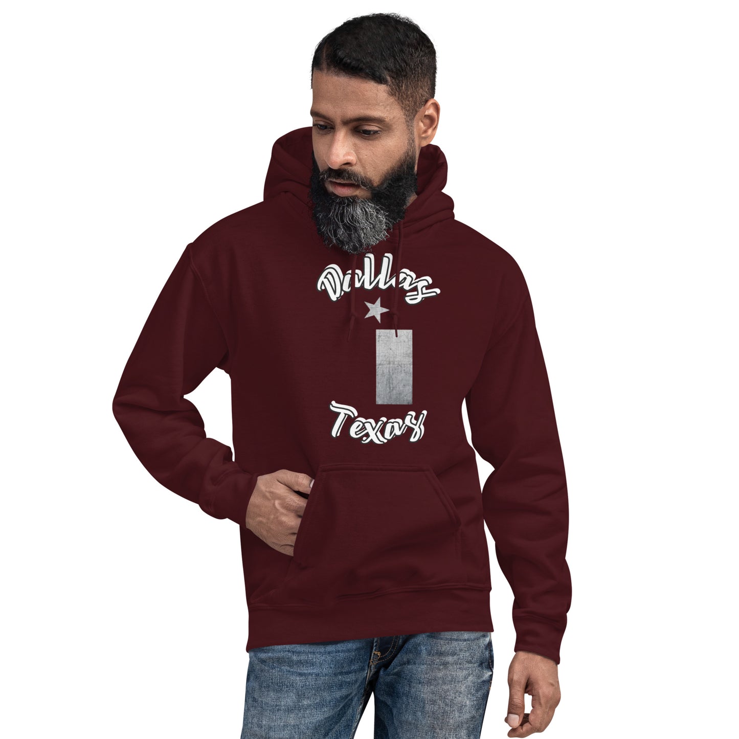 Christopher Joyce Faded Dallas Unisex Hoodie