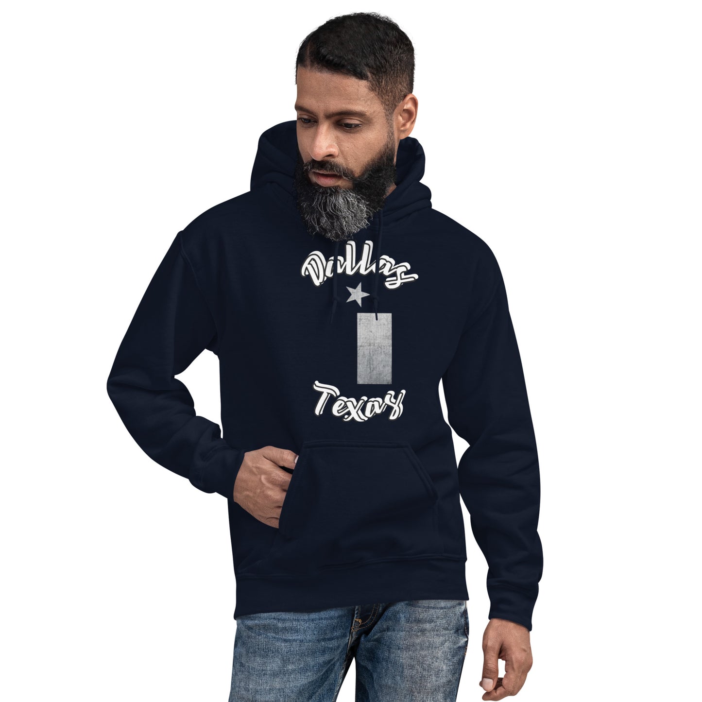 Christopher Joyce Faded Dallas Unisex Hoodie