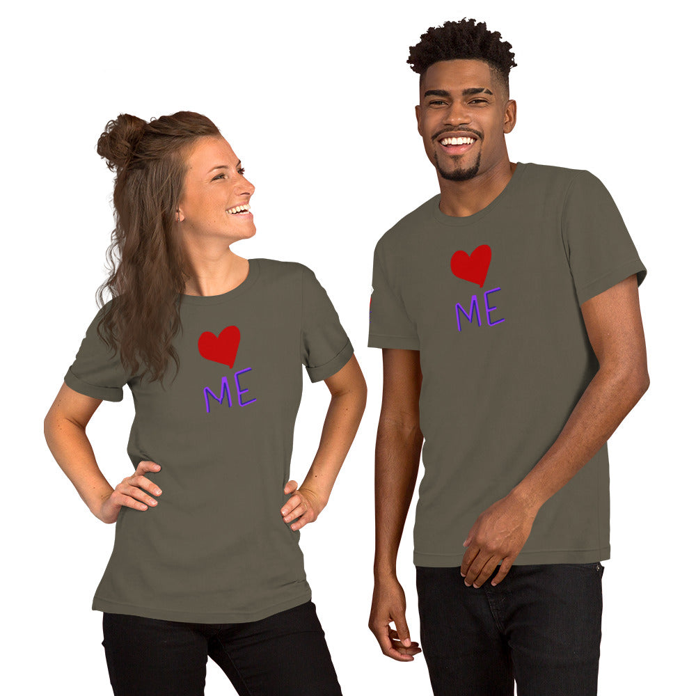 Eye Love Me- Grey Eyes Unisex t-shirt