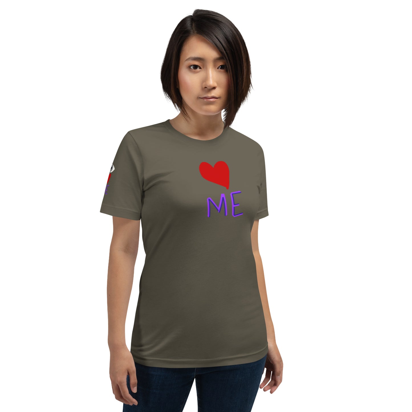 Eye Love Me- Grey Eyes Unisex t-shirt