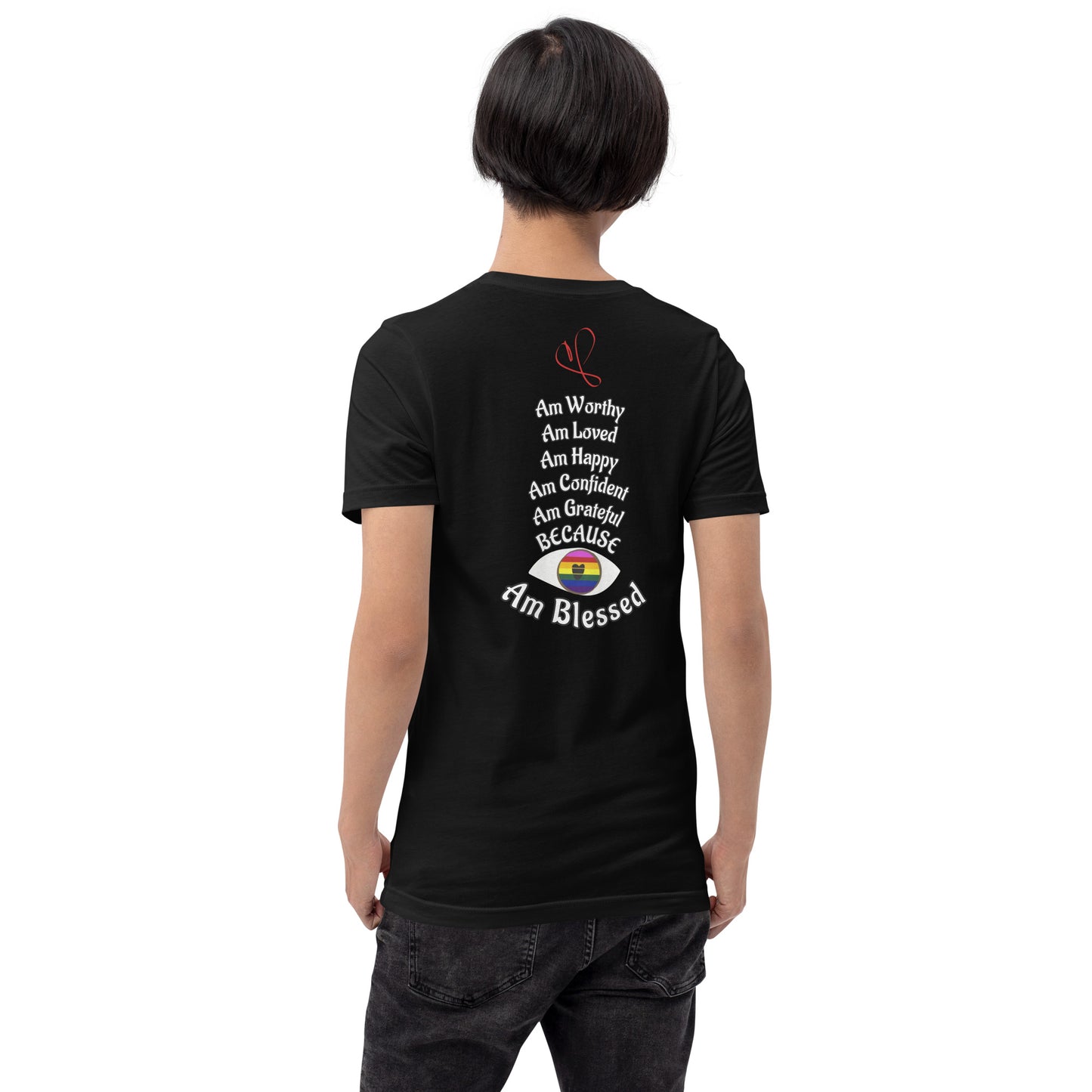 Eye Love Me- Rainbow Eyes Unisex t-shirt