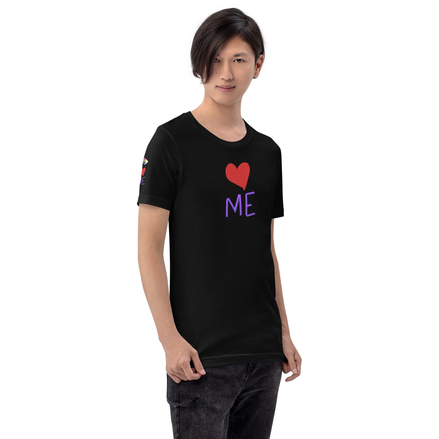 Eye Love Me- Rainbow Eyes Unisex t-shirt