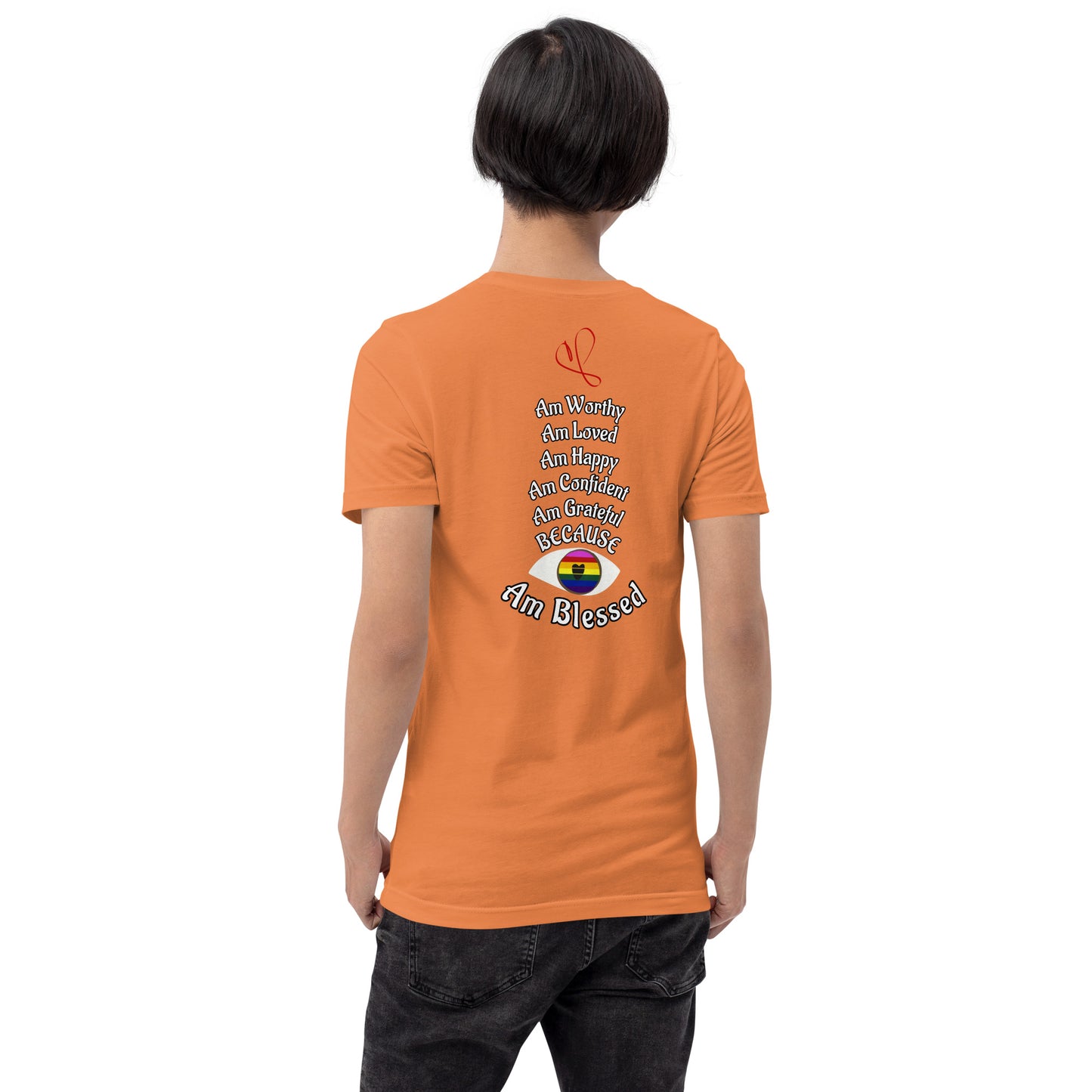 Eye Love Me- Rainbow Eyes Unisex t-shirt