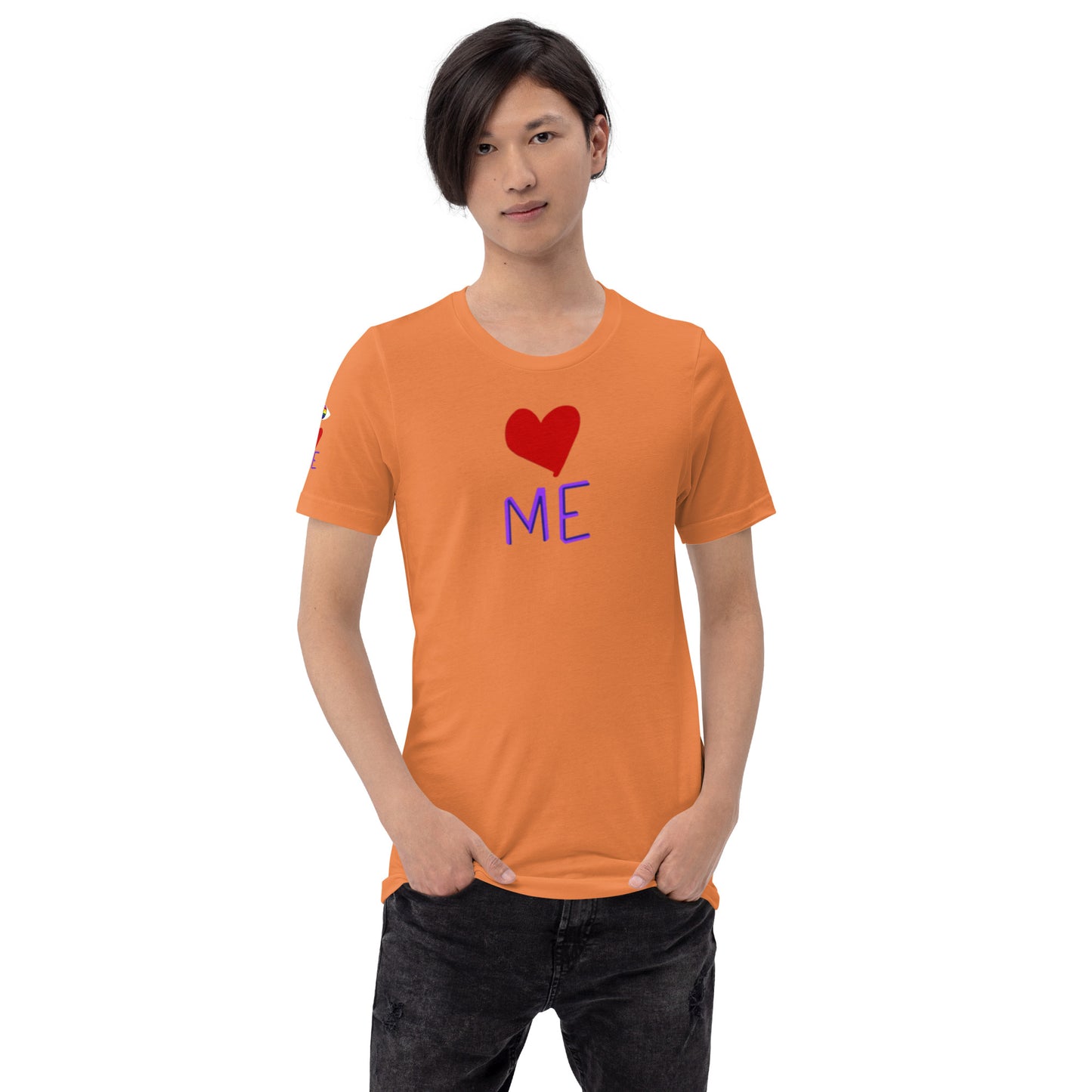 Eye Love Me- Rainbow Eyes Unisex t-shirt