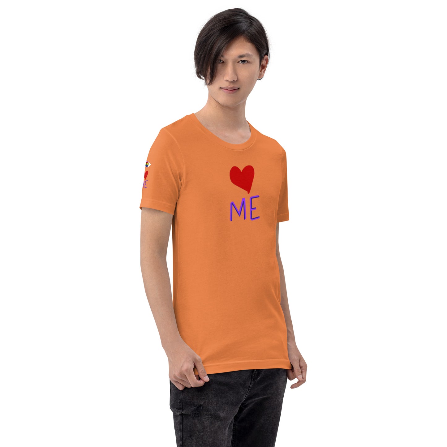 Eye Love Me- Rainbow Eyes Unisex t-shirt