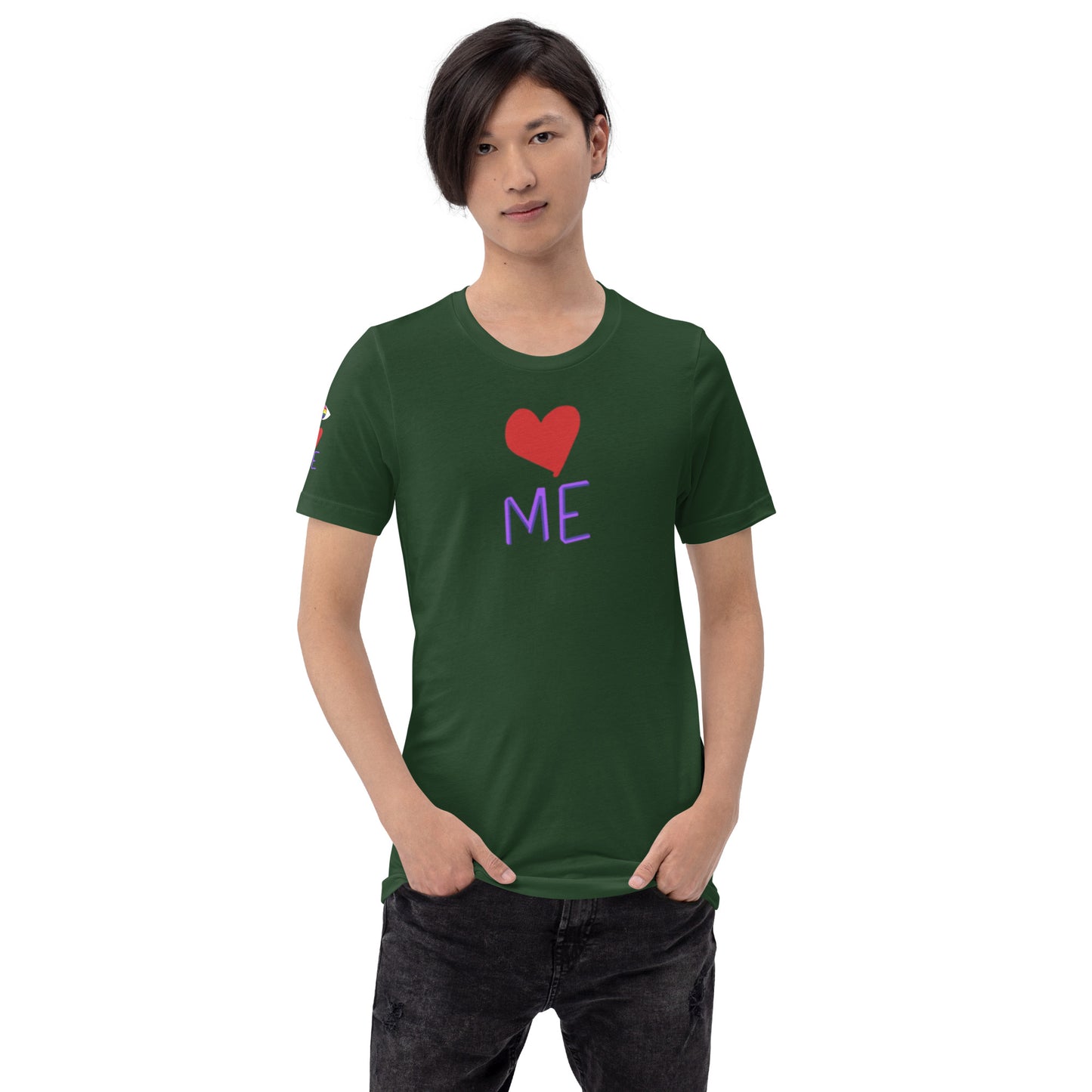 Eye Love Me- Rainbow Eyes Unisex t-shirt