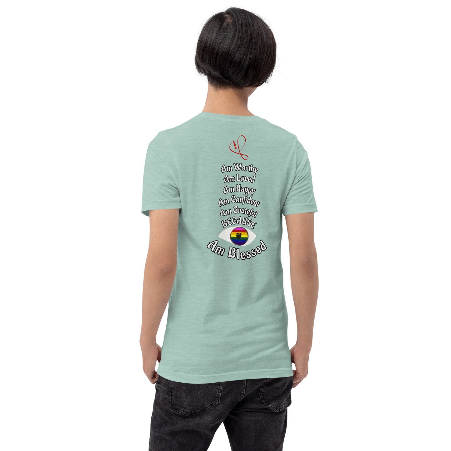 Eye Love Me- Rainbow Eyes Unisex t-shirt