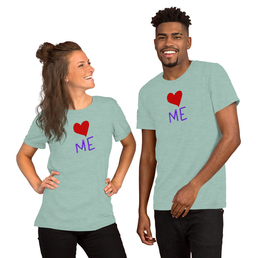 Eye Love Me- Grey Eyes Unisex t-shirt