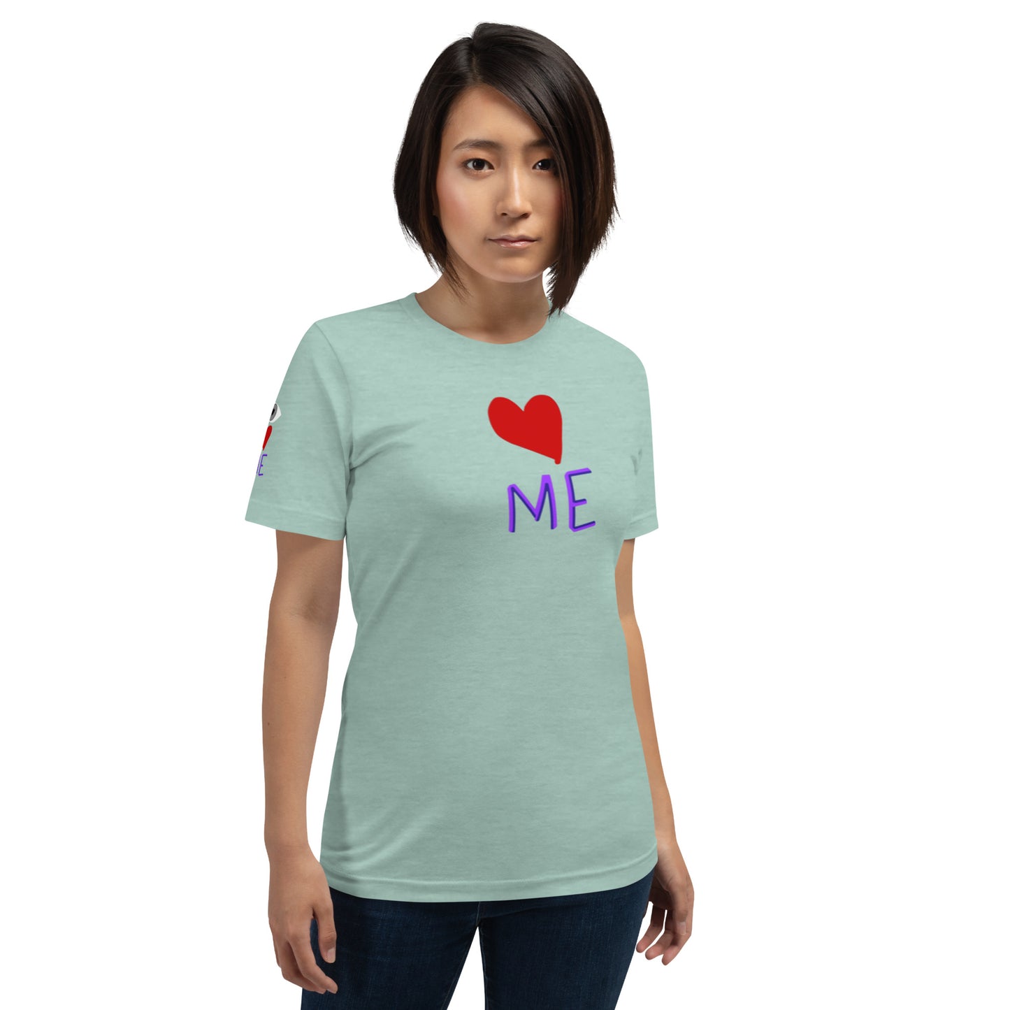 Eye Love Me- Grey Eyes Unisex t-shirt