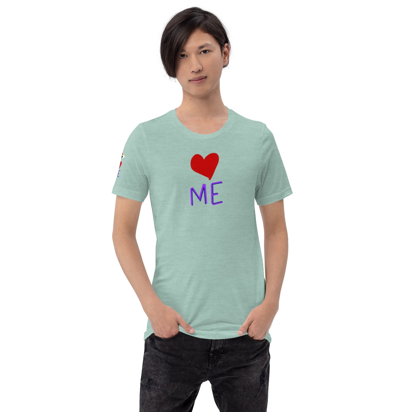 Eye Love Me- Rainbow Eyes Unisex t-shirt