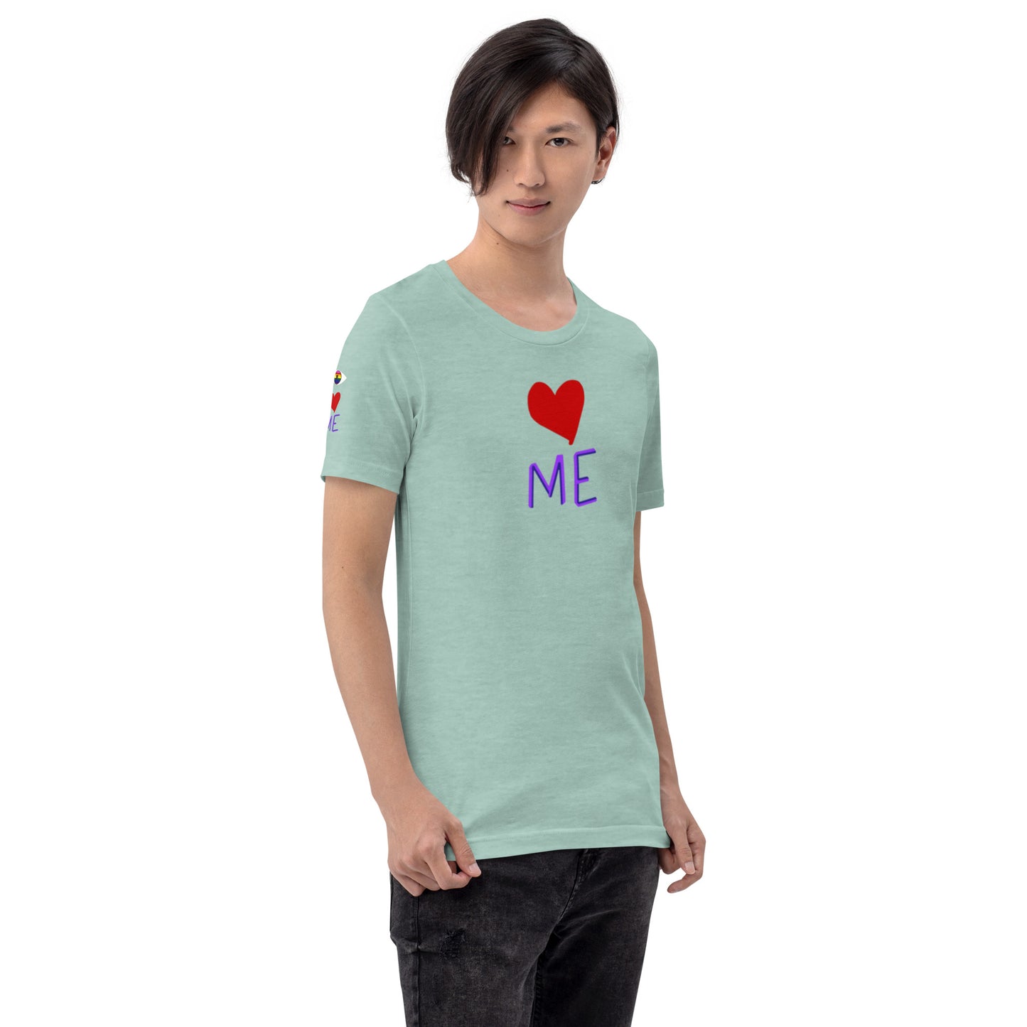 Eye Love Me- Rainbow Eyes Unisex t-shirt