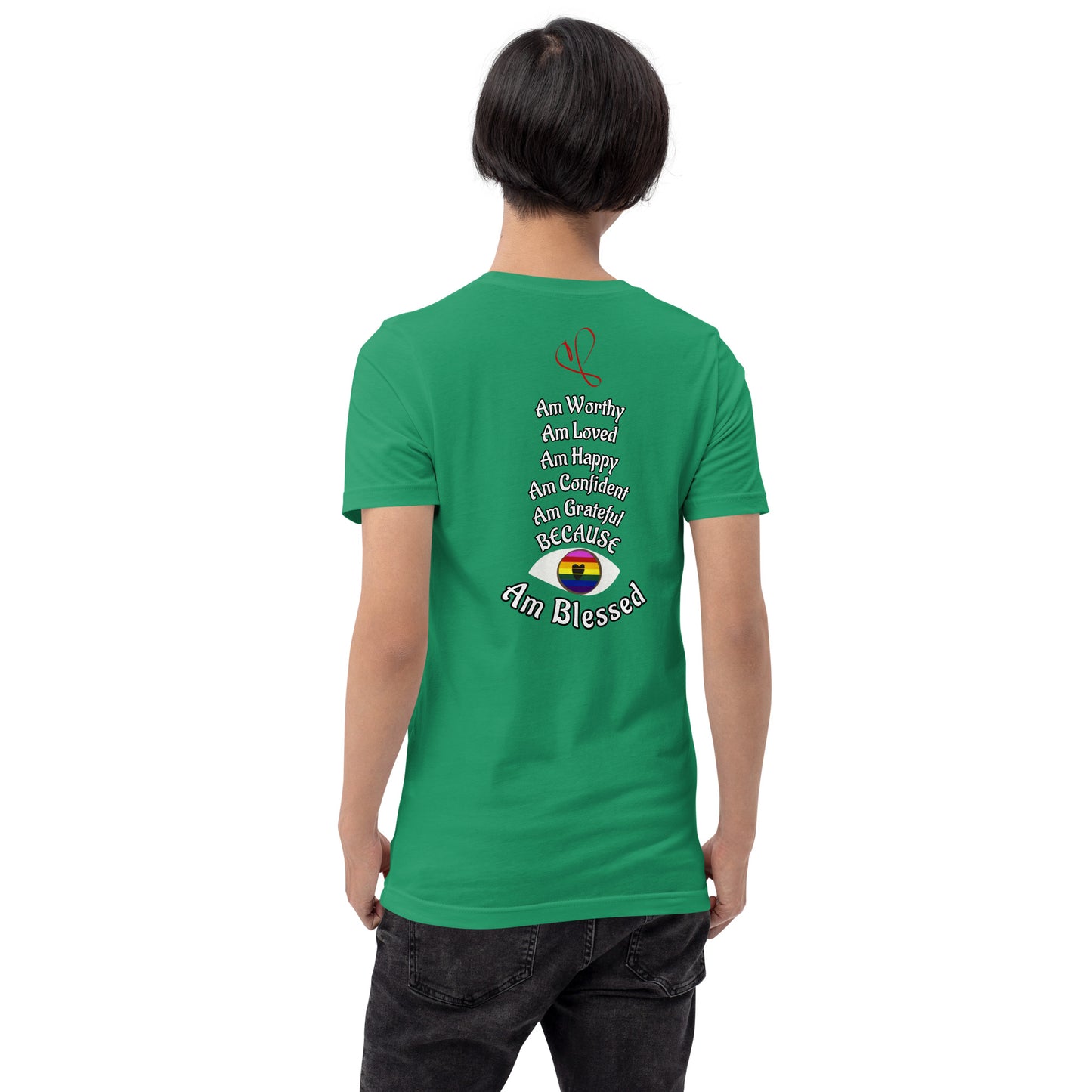 Eye Love Me- Rainbow Eyes Unisex t-shirt