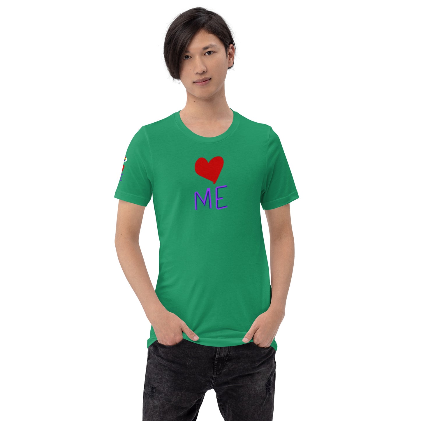 Eye Love Me- Rainbow Eyes Unisex t-shirt