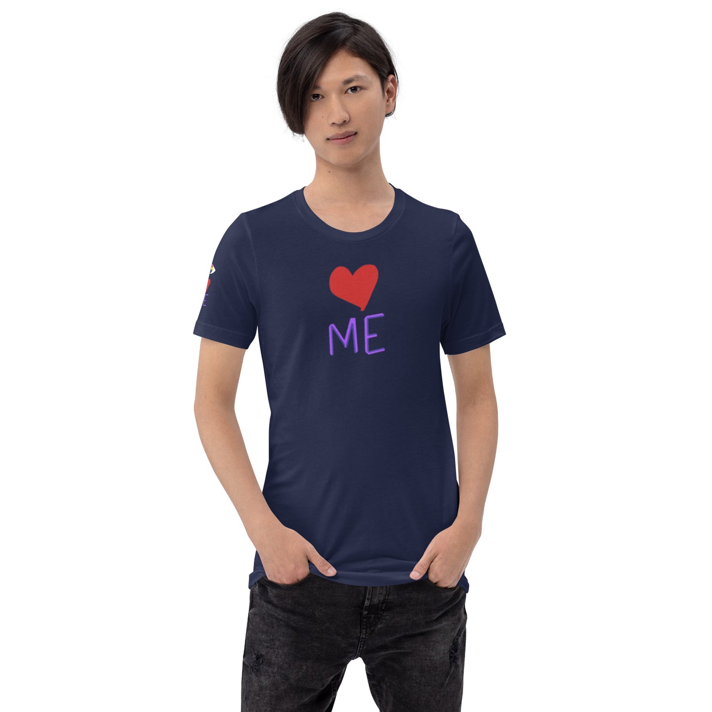 Eye Love Me- Rainbow Eyes Unisex t-shirt