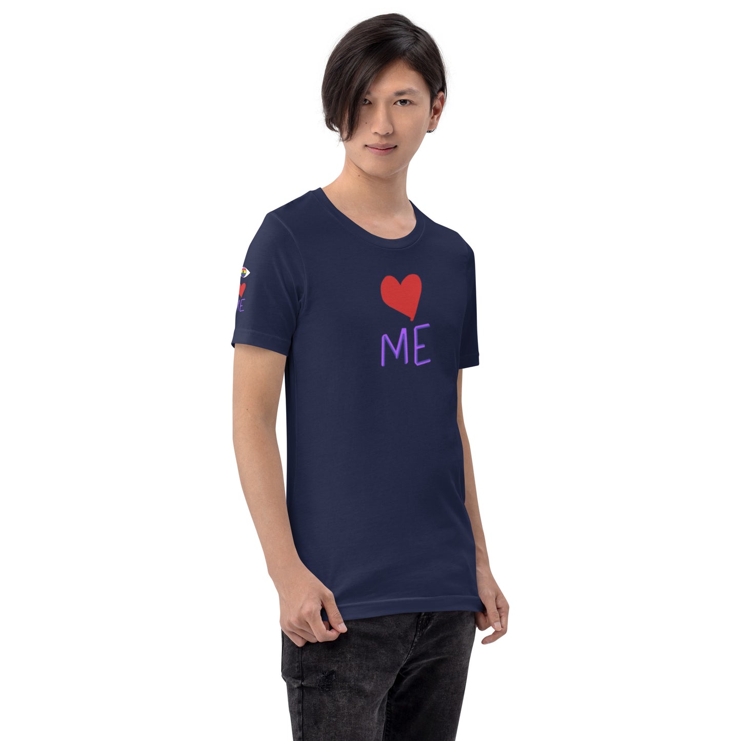 Eye Love Me- Rainbow Eyes Unisex t-shirt