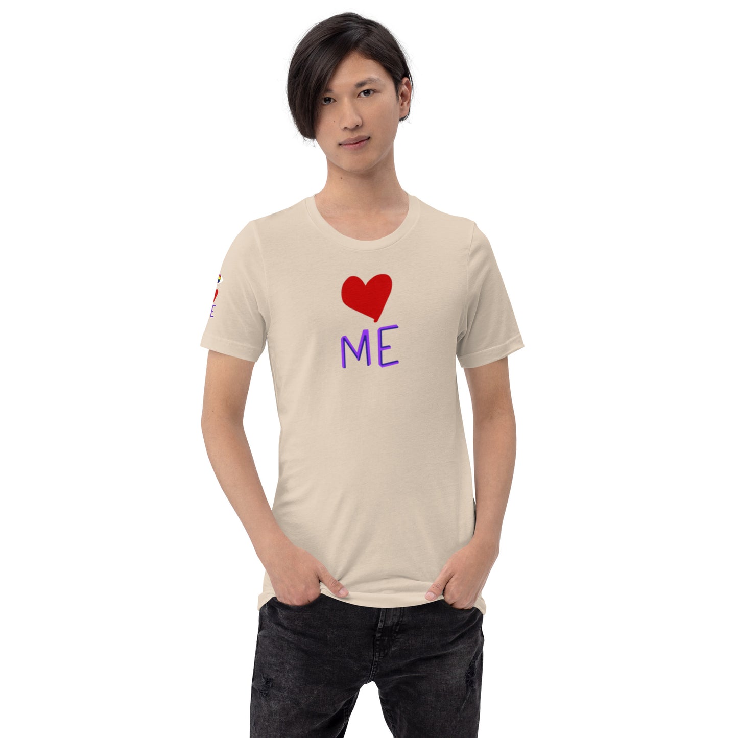 Eye Love Me- Rainbow Eyes Unisex t-shirt