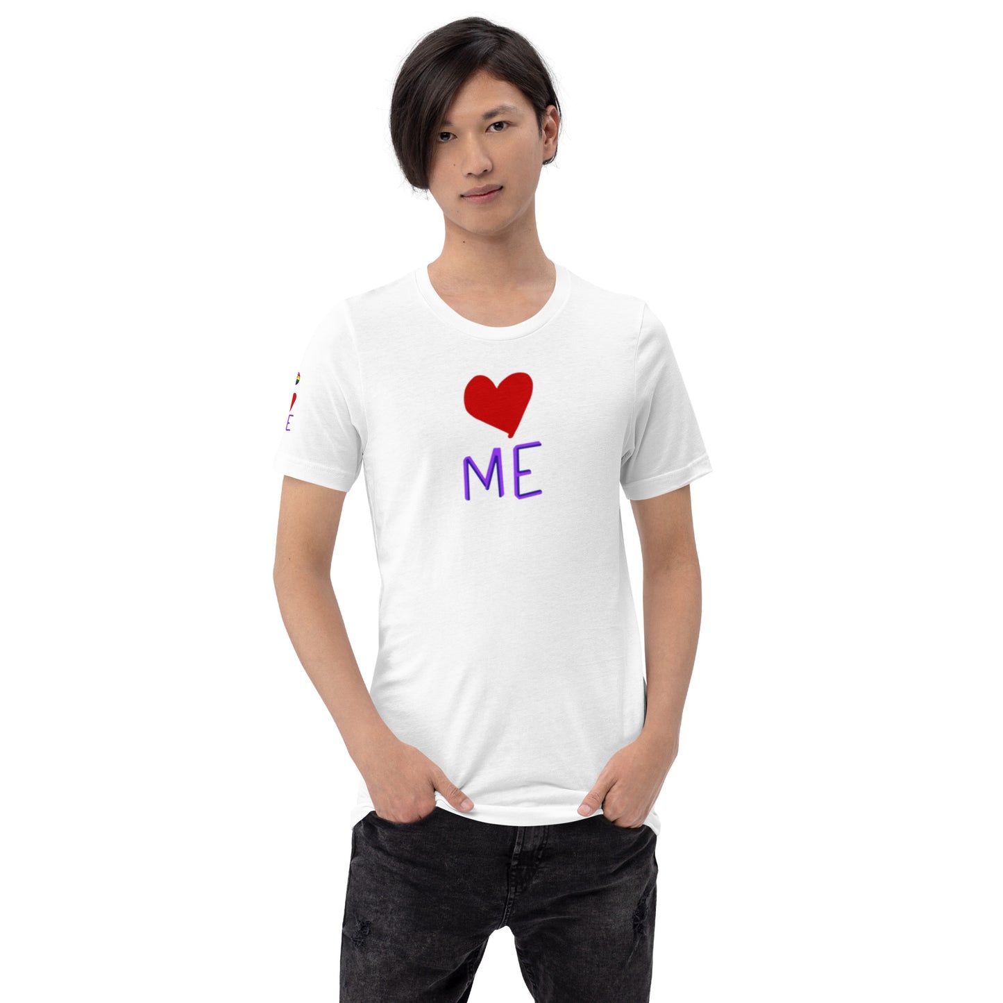 Eye Love Me- Rainbow Eyes Unisex t-shirt